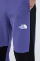 фиолетовой Хлопковые спортивные штаны The North Face