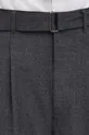 sivá Vlnené nohavice Michael Kors
