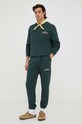 Les Deux pantaloni da jogging in cotone LDM530042 verde AW23