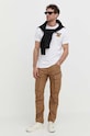 G-Star spodnie D02190.D213 beżowy SS24