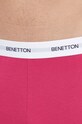 Ρούχα Βαμβακερό παντελόνι United Colors of Benetton 30964F00G.2E8 ροζ