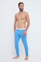 plava Homewear pamučne hlače United Colors of Benetton Muški