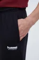 μαύρο Βαμβακερό παντελόνι Hummel