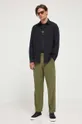Вельветовые брюки American Vintage зелёный