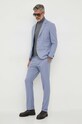 Sisley spodnie 4LAGSF03R.911 niebieski AW23