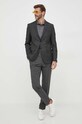Штани з домішкою вовни BOSS 50502469 сірий AW23