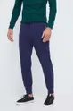 Бавовняні штани лаунж Polo Ralph Lauren темно-синій