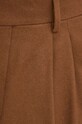 Vlněné kalhoty Tiger Of Sweden hnědá T71914004