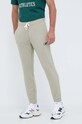New Balance pantaloni de trening tricotaj verde MP33509FUG