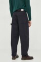Odzież Barbour spodnie bawełniane MTR0705 granatowy