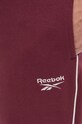 Reebok pantaloni de trening burgundia 100071164