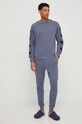 Bavlněné kalhoty HUGO 50496995 šedá AW23