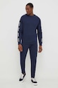 HUGO spodnie bawełniane lounge 50496995 niebieski AW23