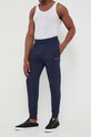HUGO spodnie lounge 50505151 niebieski AW23