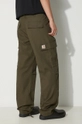 Odzież Carhartt WIP spodnie bawełniane Regular Cargo Pant I032467.6302 zielony