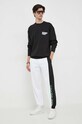 Calvin Klein Jeans spodnie dresowe J30J324052 biały AW23