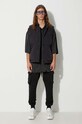 Rick Owens cotton trousers DU02C5386.RIG black AW23