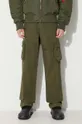 green Alpha Industries cotton trousers Jet Pant Men’s