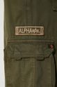 Βαμβακερό παντελόνι Alpha Industries 101212.142 πράσινο