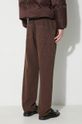 Îmbrăcăminte A.P.C. pantaloni de bumbac COFCN.H08408 maro