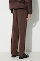 Clothing A.P.C. cotton trousers COFCN.H08408 brown