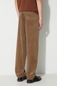 Abbigliamento A.P.C. pantaloni in velluto a coste COGVJ.H08428 marrone