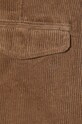 A.P.C. pantaloni in velluto a coste COGVJ.H08428 marrone