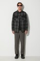 Панталон с вълна Norse Projects Ezra Relaxed Cotton Wool Twill Trouser N25.0391.8109 зелен AW23