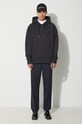 Штани з домішкою вовни Norse Projects Ezra Relaxed Cotton Wool Twill N25.0391.7004 темно-синій AW23