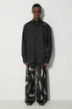 Marcelo Burlon wool trousers Aop Wind Feathers black