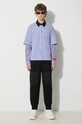Neil Barett pantaloni de trening FIREMAN LOOSE CARGO PBJP072H.V512C.01 negru AW23