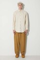 Universal Works spodnie sztruksowe BRAGA PANT 29185 beżowy AW23
