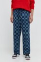 Îmbrăcăminte Vans pantaloni VN0A5FJJCNB1 albastru