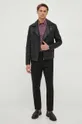 Michael Kors pantaloni in misto lana nero