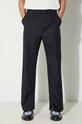 424 pantaloni in lana lana blu navy 35424P04.236507
