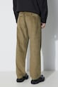 Одежда Вельветовые брюки Maharishi Loose Chino 4568.OLIVE зелёный