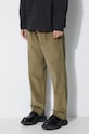 Вельветовые брюки Maharishi Loose Chino зелёный 4568.OLIVE