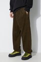 Engineered Garments corduroy trousers Carlyle Pant green 23F1F012.WP009