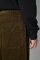 Engineered Garments corduroy trousers Carlyle Pant 23F1F012.WP009 green