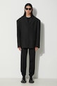 Fred Perry pantaloni de trening din bumbac T5505.102 negru AA00