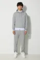 Fred Perry cotton joggers gray