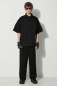 Bavlněné kalhoty Heron Preston Vintage Wash Cargo Pants HMCF012F23FAB0031000 černá AW23