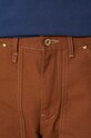 Human Made pantaloni in cotone Duck Painter HM26PT012 marrone