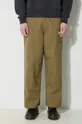zelená Bavlněné kalhoty Human Made Military Easy Pánský