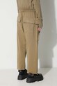 Хлопковые брюки Rick Owens DU02C5371.RIG зелёный