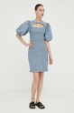 Льняна сукня Résumé 18271009 блакитний AW23