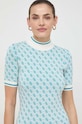 Šaty Guess LISE modrá W3YK39.Z37K0