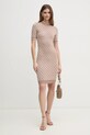 Šaty Guess W3YK39.Z37K0 béžová NC24