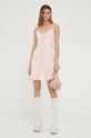 Guess sukienka W3YK99.WF510 różowy AW23