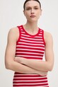Šaty Tommy Hilfiger červená WW0WW38838